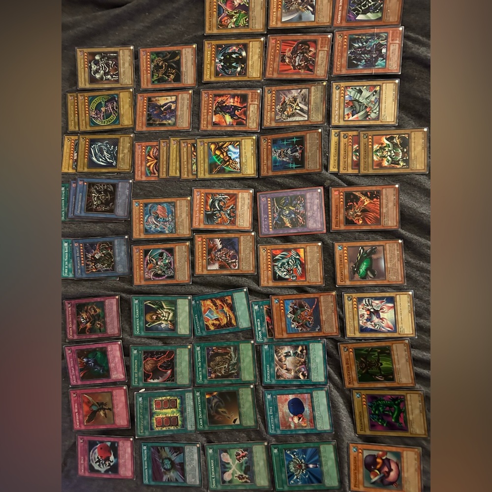 the most collectible yugioh cards back in the day 60 holo over 1000 cards